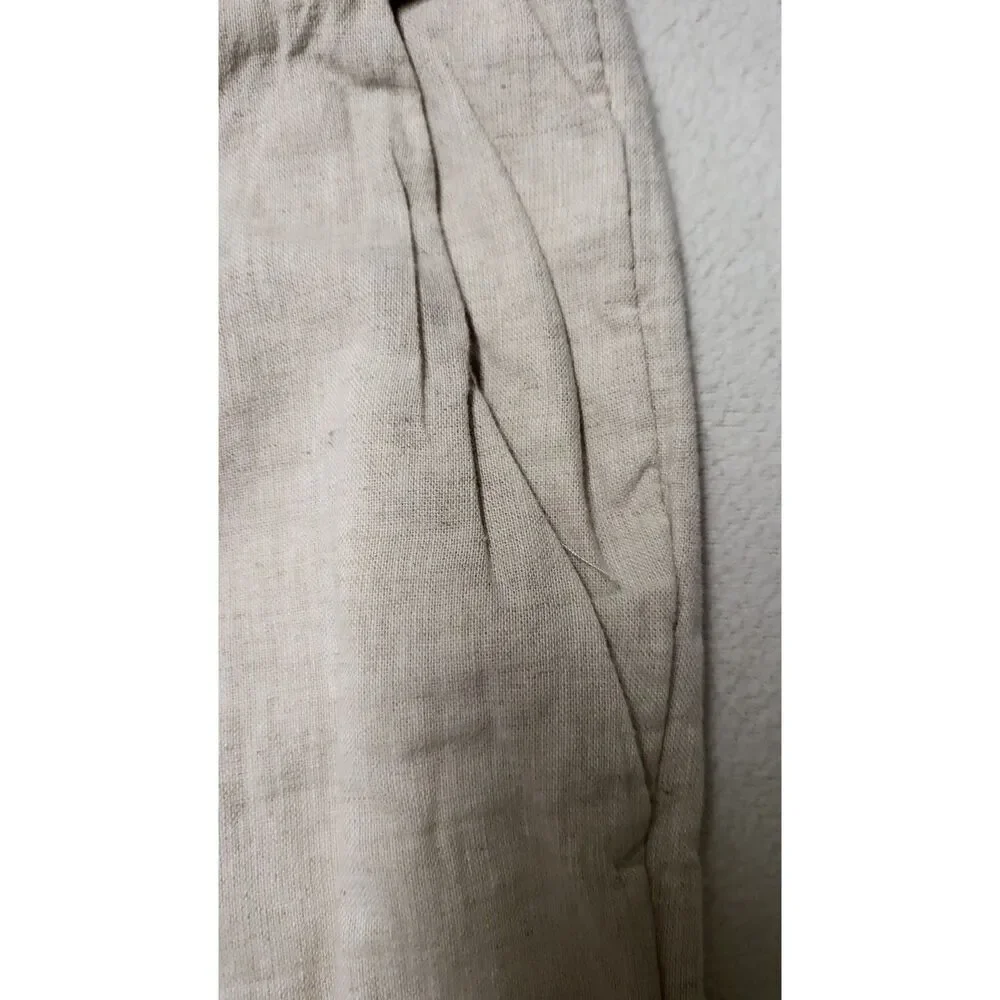 H & M Linen Blend Womens Pants NWT Sz Lg
